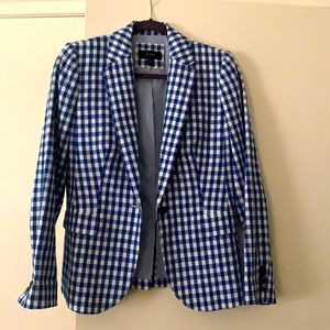 JCrew Gingham Blazer!